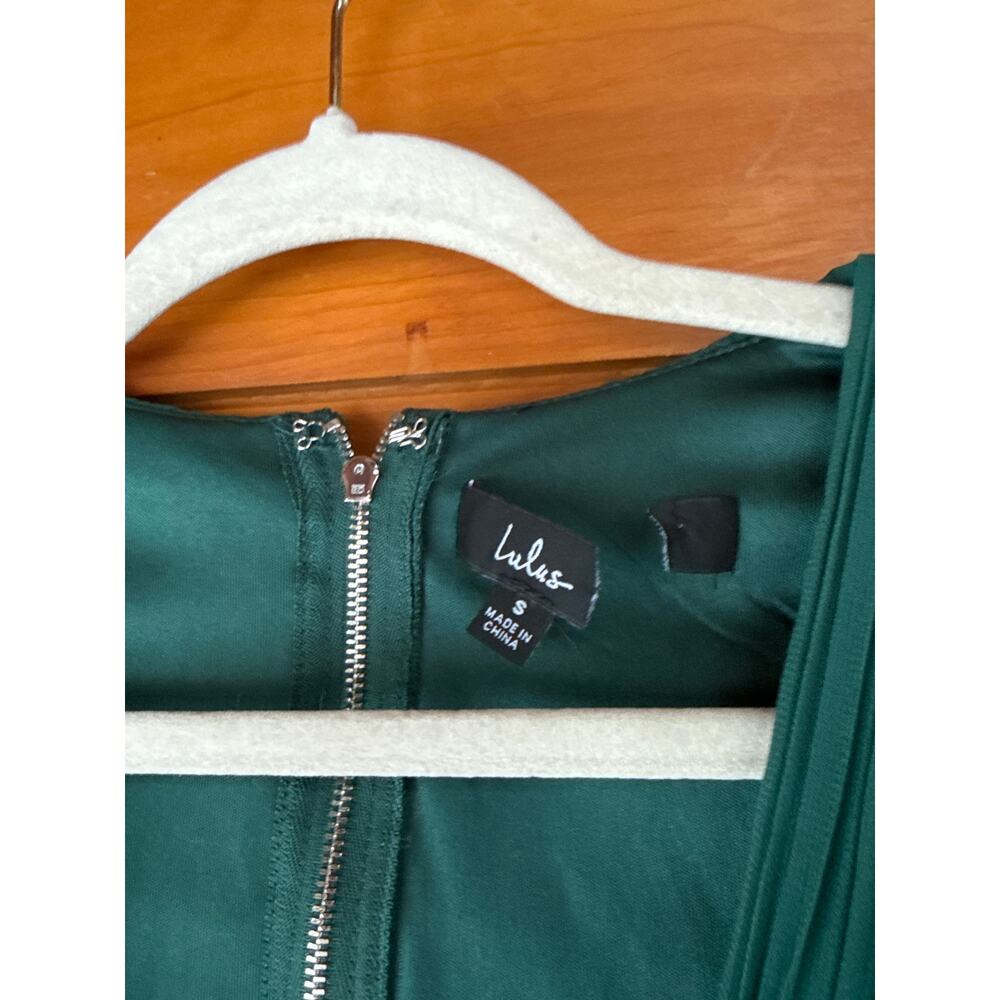 Lulus Vivid Imagination Emerald Green Cutout Maxi Dress Photoshoot Party Small - Picture 5 of 7